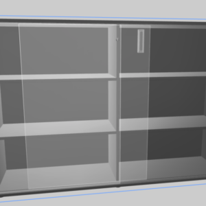 Narbutas Choice skydedørsskab - antracit decor laminat