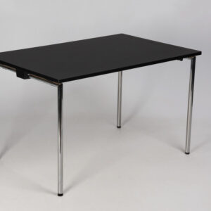 Dencon klapbord - sort linoleum/krom