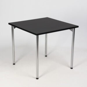 Dencon café- og kantinebord - sort linoleum