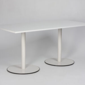 Kinnarps kantinebord - hvid laminat