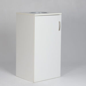 Affaldsskab - hvid laminat