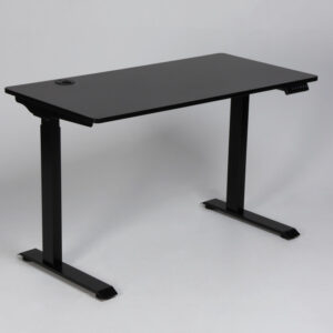 Hæve sænkebord med PowerDot - sort laminat