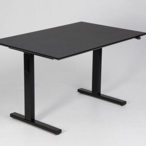 Linak hæve sænkebord - sort linoleum