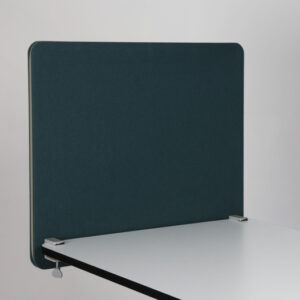 Lintex Edge bordskærm/sideskærm - petroleumsblå camira