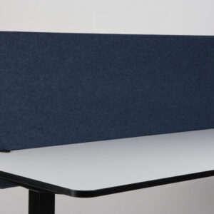 Abstracta bordskærm - meleret blå uldfilt