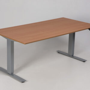 Swedstyle/Dencon hæve sænkebord - bøgelaminat/gråt stel