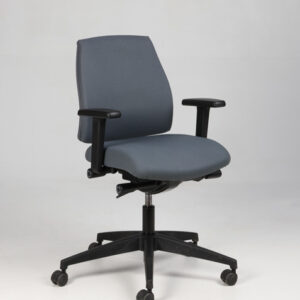 Interstuhl 16GD1 kontorstol med armlæn - grå xtreme