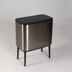 Brabantia Bo Touch affaldssortering med 3 rum - børstet stål