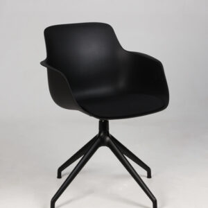 Savir Gate Reflect II 5601 konferencestol med drejestel - sort plast/fame