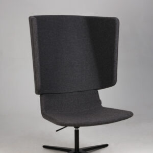 Narbutas Twist&Sit loungestol - grå børstet uld