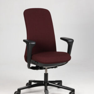 HÅG SoFi 7300 High kontorstol med armlæn - bordeaux