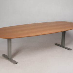 Konferencebord til 8 personer - bøg/gråt stel