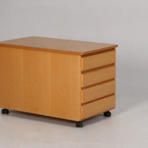 Skuffekassette med 2 skuffer - birk