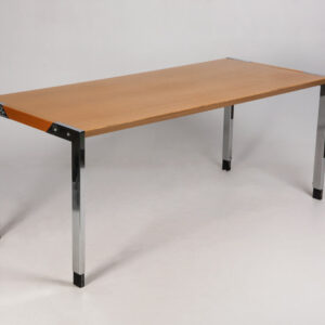 Rasmussen & Rolff skrivebord - egetræ/krom