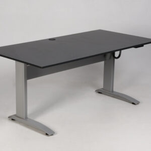 Conset hæve sænkebord - antracitgrå laminat/gråt stel