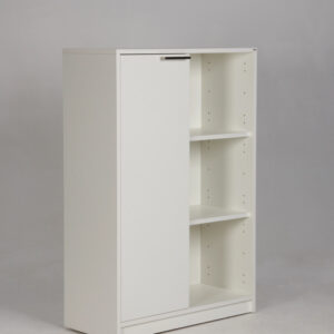 Savir Design kontorskab med låge - hvid laminat