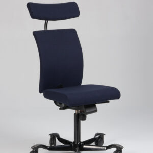 HÅG H04 4200 kontorstol med nakkestøtte - mørkeblå fame