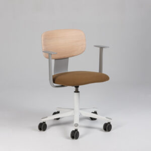 HÅG Tion 2240 kontorstol med armlæn - ask/okkergul