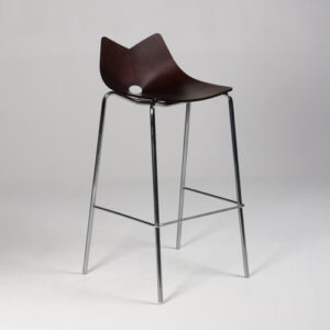 Allermuir A562 barstol - wengé/krom