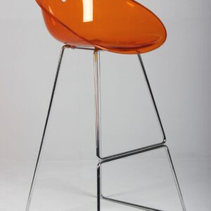 Barstol - orange akryl