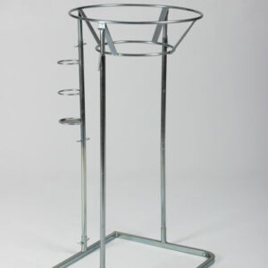 Affaldsstativ til 250 liter - galvanisteret stål