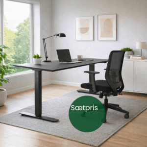 Dauphin Valo Sync2 kontorstol med armlæn - sort mesh/xtreme