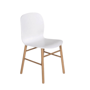 SixtyOne mødestol - hvid/eg