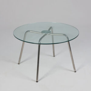 Walter Knoll 369 loungebord - klart glas/krom