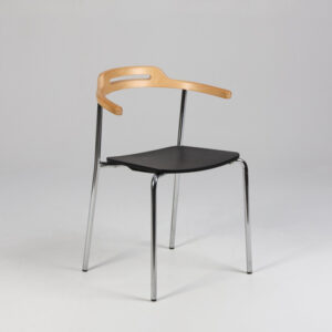 Skandiform Core kantinestol - birk/sort