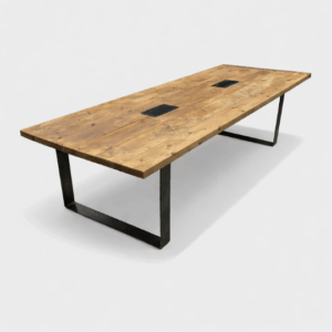 Konferencebord til 8-10 personer - bejdset fyrretræ