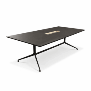 HAY AAT10 konferencebord til 6 personer - sort linoleum